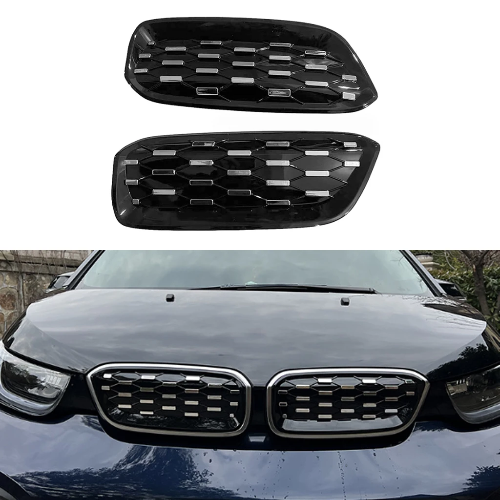 Car Accessories Front Bumper Kidney Hood Grille Racing Grill For BMW i3 2013 2014 2015 2016 2017 2018 2019 2020 2021