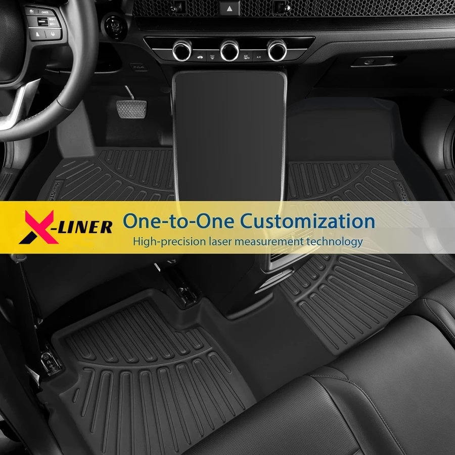 All Weather Floor Mats for Hyundai Ioniq 6 2023 2024 Cargo Liner Rear Trunk Cargo Tray Mat Waterproof Interior Accessories