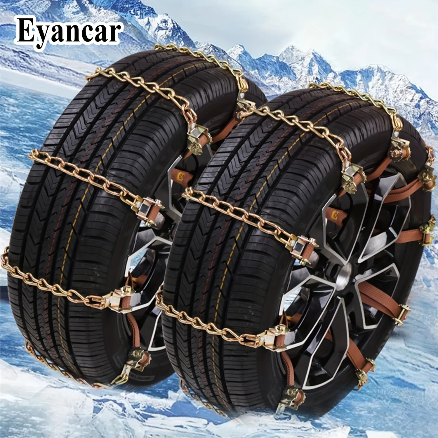 10pcs 8pcs Automatic Tightening Car Winter Manganese Steel Tires Snow Chain Jeeps Renegade Spikes For Tire