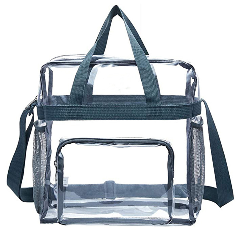 PVC Women's Bags Cosmetic bag Portable Large Capacity waterproof travel Wash bag Transparent Shoulder Bag Storage Pouch Cosmetic