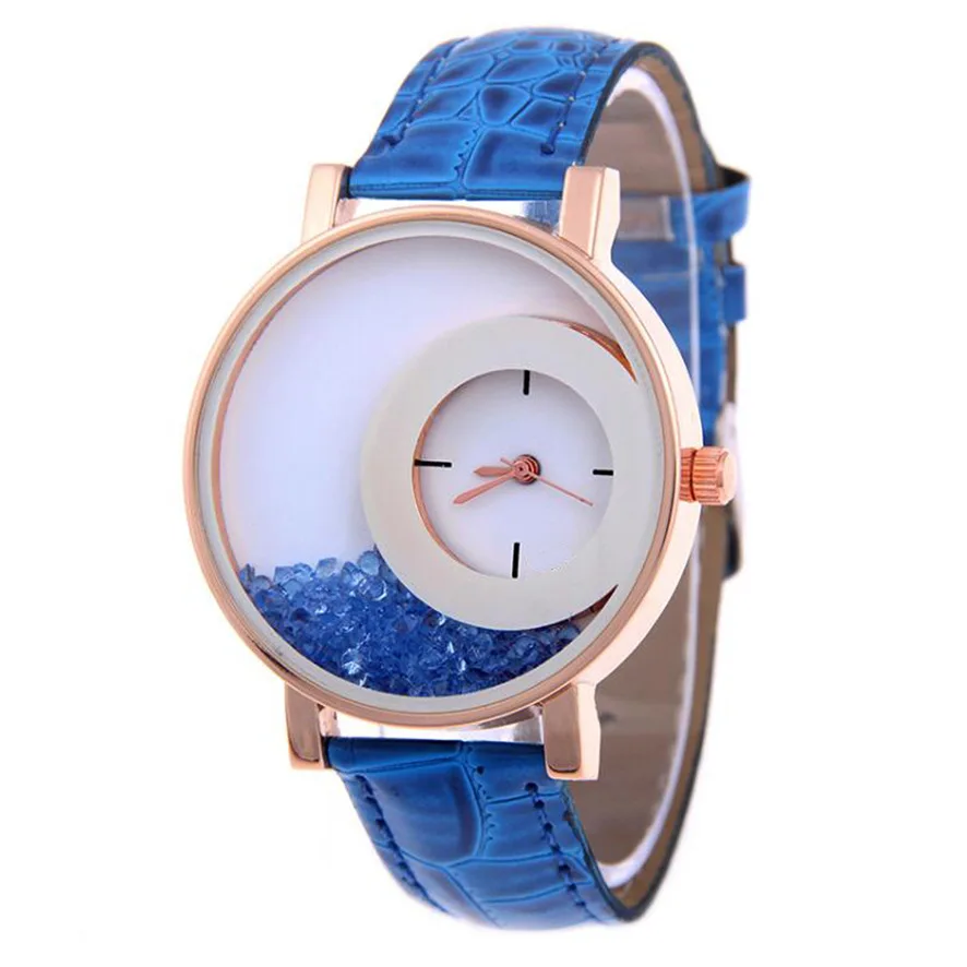 Broken Diamond Women's Watches Large Dial Quartz Wristwatches Students Watches Casual Simple Women's Quartz Watches Ladies Watch