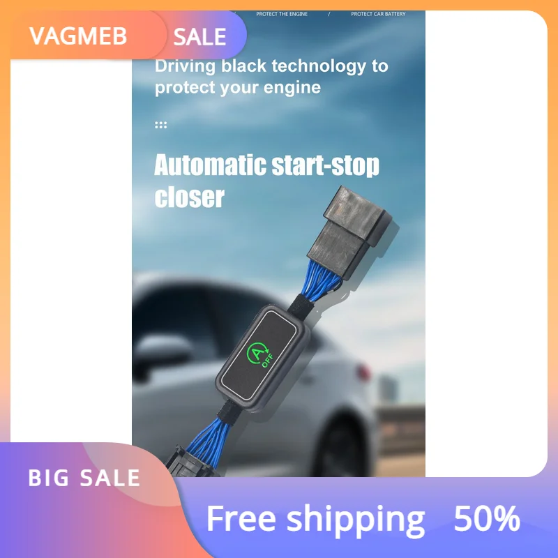 For Toyota Corolla RAV4 YARiS Camry PRADO Car Automatic Stop Start Engine System Eliminator Disable Cable Auto Stop Canceller