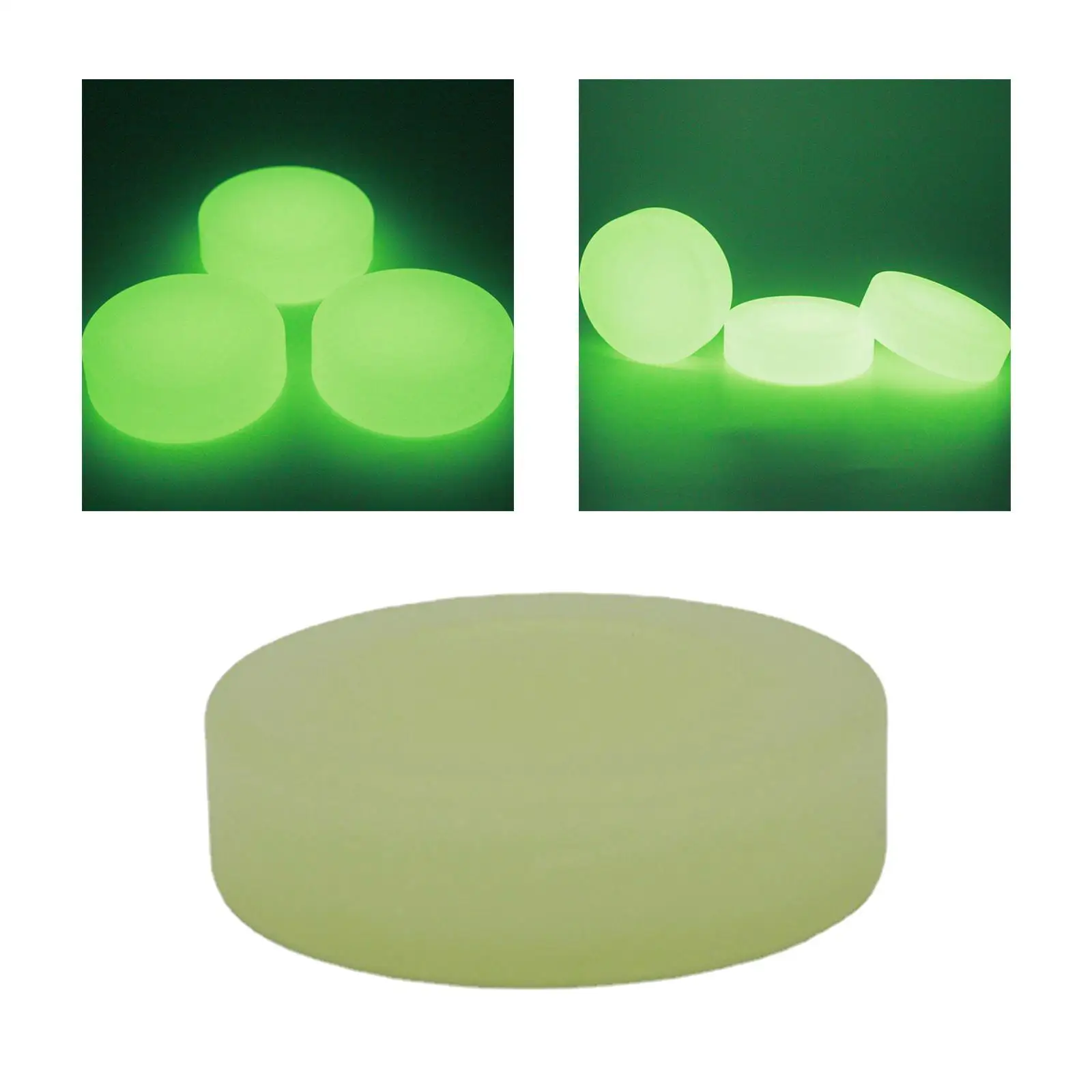 Hockey Puck Glow in The Dark Luminous for Kids Adults Diameter 2.83inch Suitable for Floor Indoor Outdoor Game Ice Hockey Ball