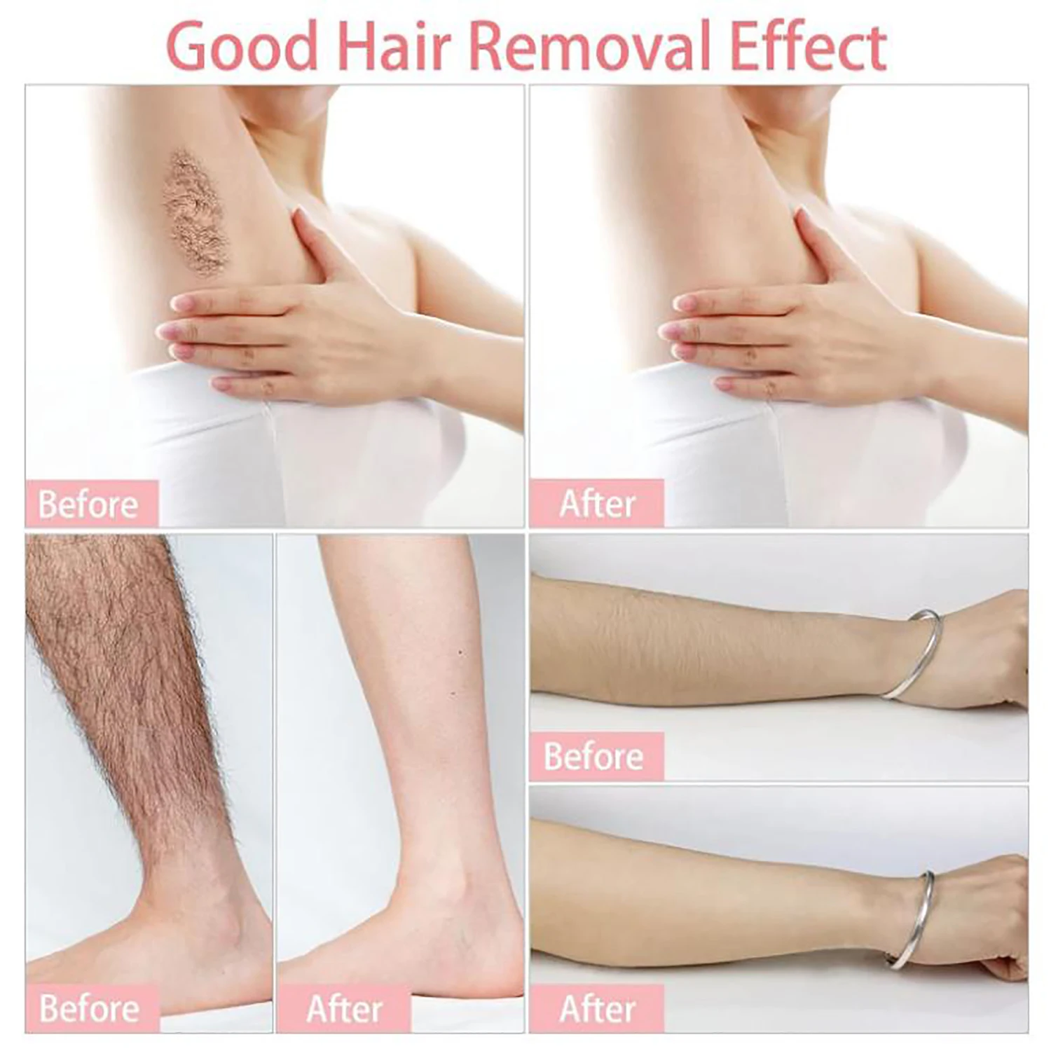 100PCS Professional Beauty Wax Strips Hair Removal Non-Woven Nail Art Hands Face Body Bikini Hair Removal Wax Paper