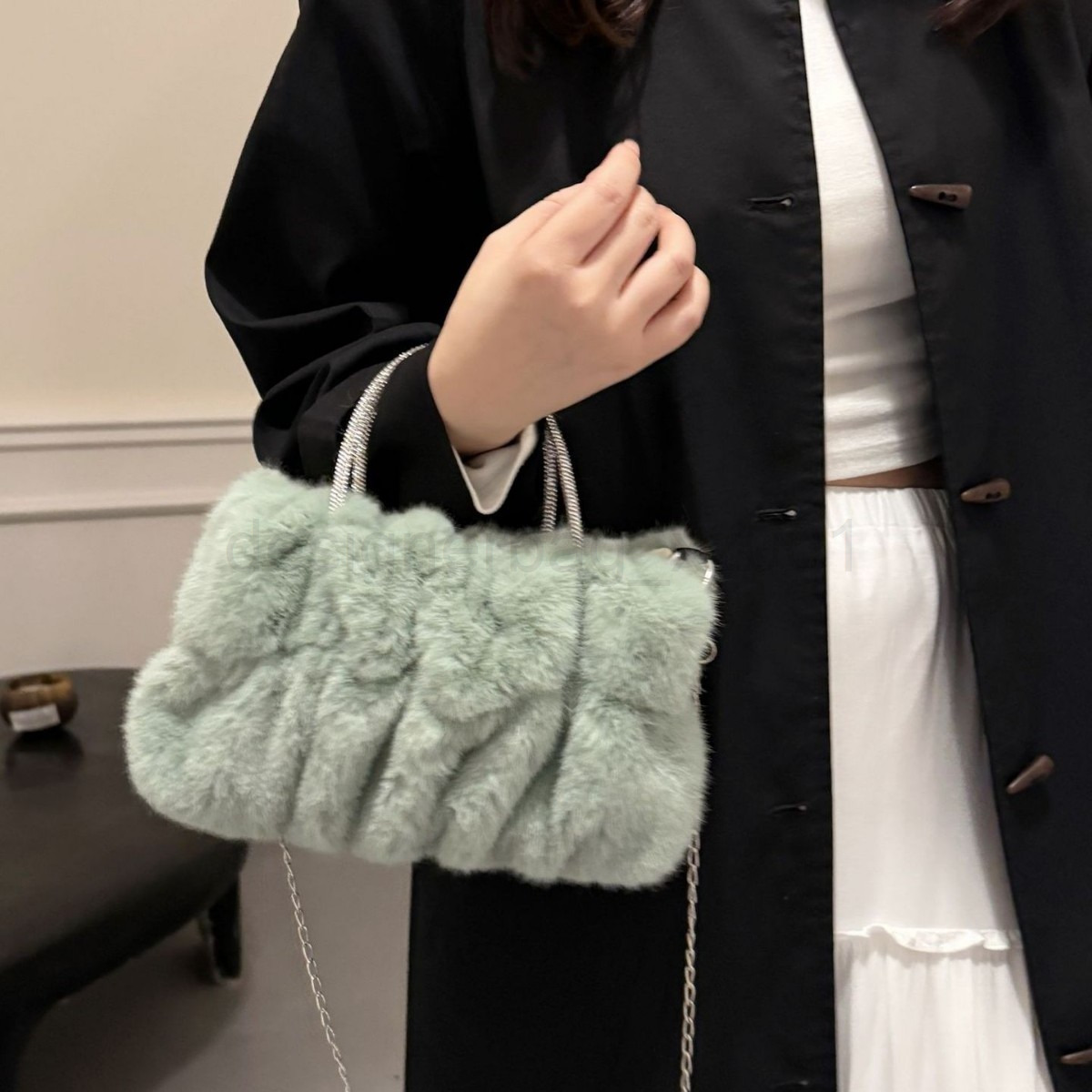 Niki Duncks Tote Bagclassic Designer Bag Fashion 10a Top Woman Handbagevening Bags Cute Temperament Plush New Trendy Single Shoulder Crossbody Womens 