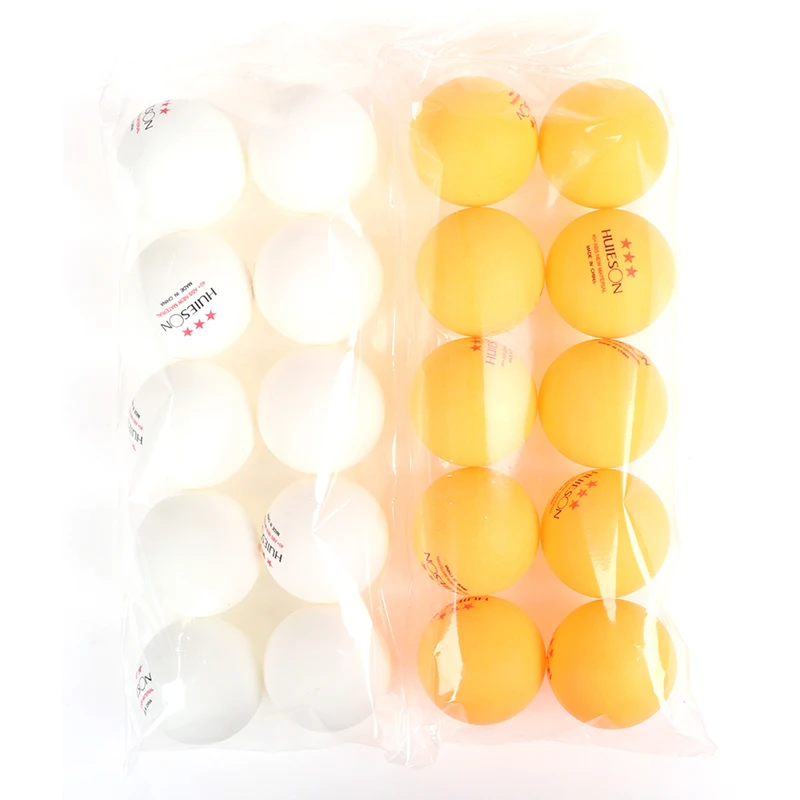 10pcs New Material Table Tennis Ball 40+mm Diameter 2.8g 3 Star ABS Plastic Ping Pong Balls for Table Tennis Training