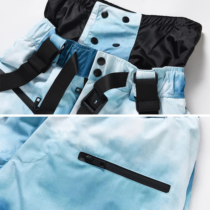 2025 Jacket Pants Windproof Female Skiing Tracuit Clothes Outdoor Sport Mountain Man Snowboard Sets Hooded Warm Women Ski Suit