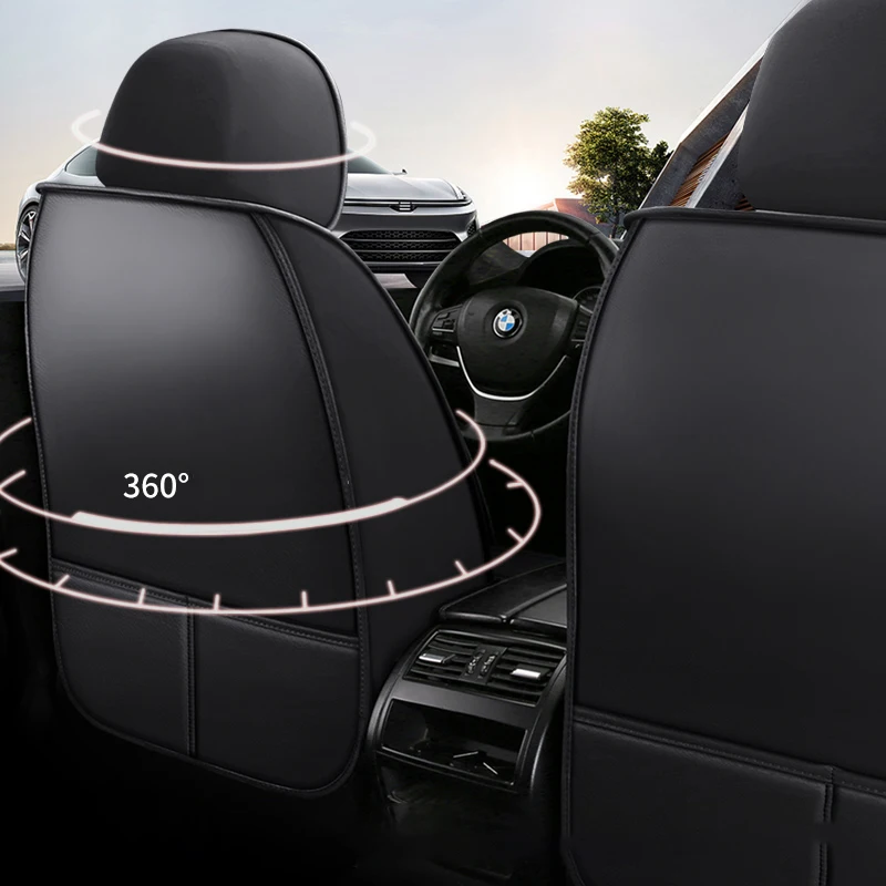 Car Seat Covers Leather Full Set For Range Rover Sport Toyota Corolla RAV4 Peugeot 207 208 Ford Focus MK4 Audi A4 B8 Accessories