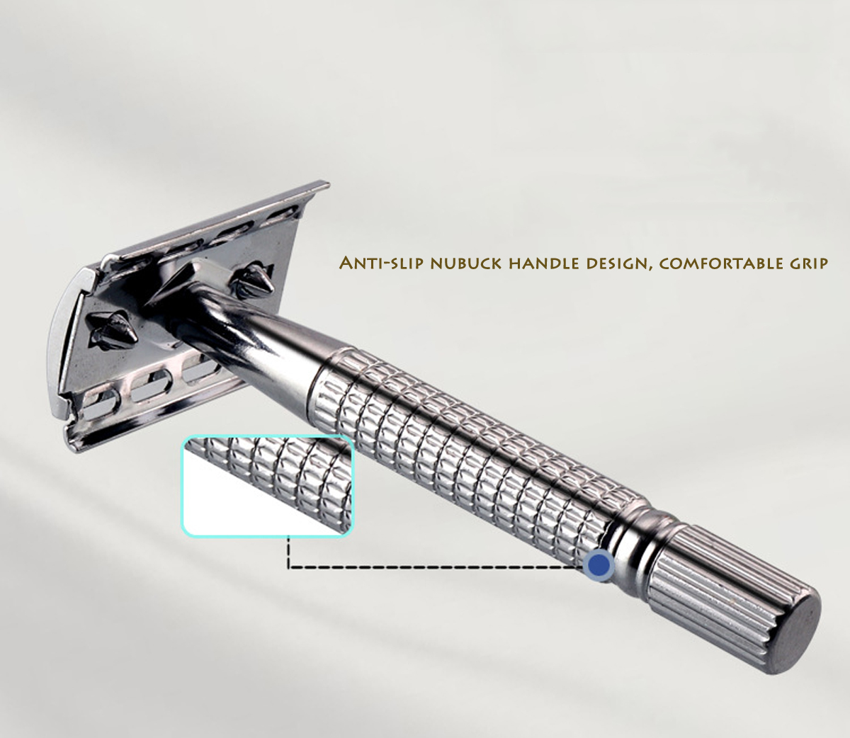 New Double Edge Safety Razor Portable Detachable Mens &Womens Hair RemovalShaving Razors Classic Metal Manual Shaver