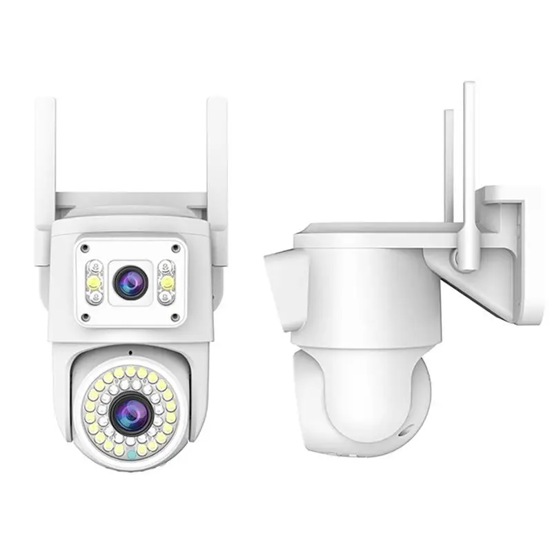 4MP Dual Lens WIFI IP Camera HD Dual Screen PTZ Camera AI Auto Tracking Security CCTV Camera Video Surveillance Yoosee APP