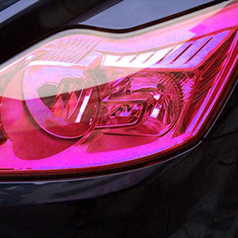30x60cm Car Light Headlight Taillight Tint Vinyl Film Sticker Sheet Fog Light Rear Lamp Matt Smoke Film Car Exterior Accessories