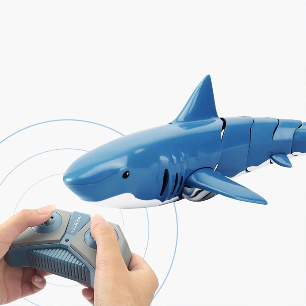 Children'S Toys Remote Control Shark 2.4G Remote Control Fish Children'S Toys Summer Water Toys Ultra-Long Range Toy Shark Gift