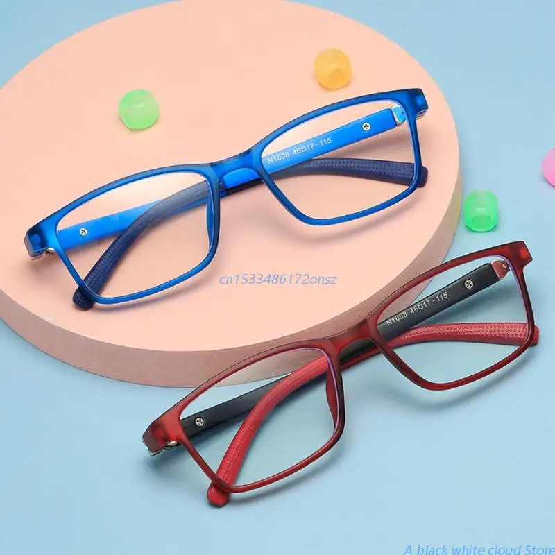 1pc Kids Anti Blue Light Blocking Glasses Children Optical Frame Eyeglasses Boys Girls Computer Transparent Eyewears
