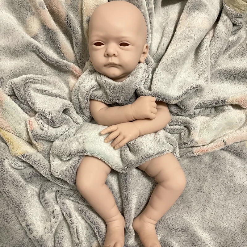 19 Inches Bebe Reborn Baby Doll Blank Kit Unpainted Unfinished Mold For Kids DIY Toy LOL