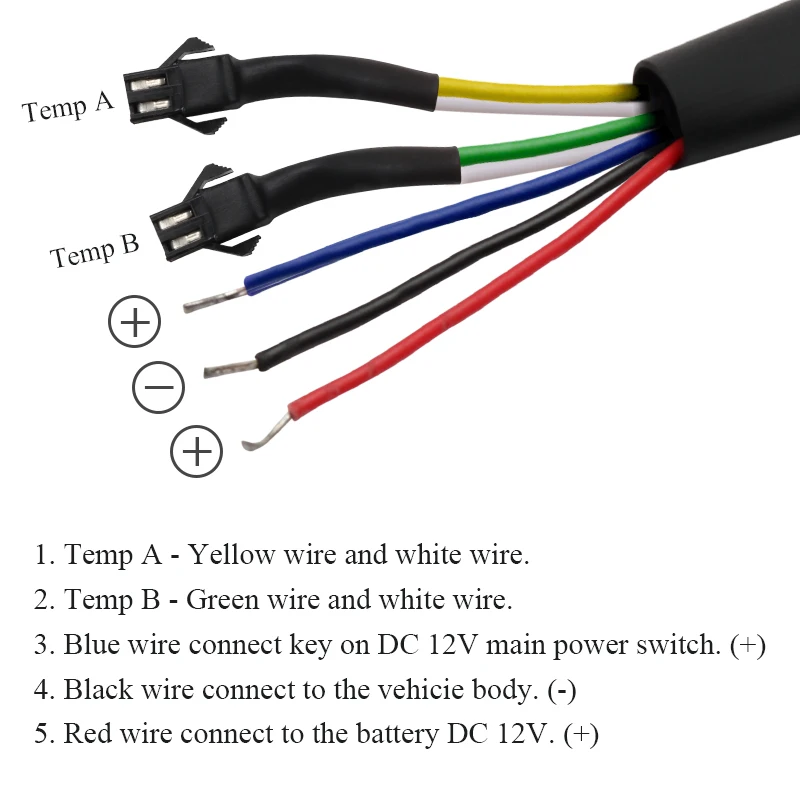 koso MINI 4 DUAL temp meter painel digital para moto universal Water temperature Oil temperature Voltage Time norxi