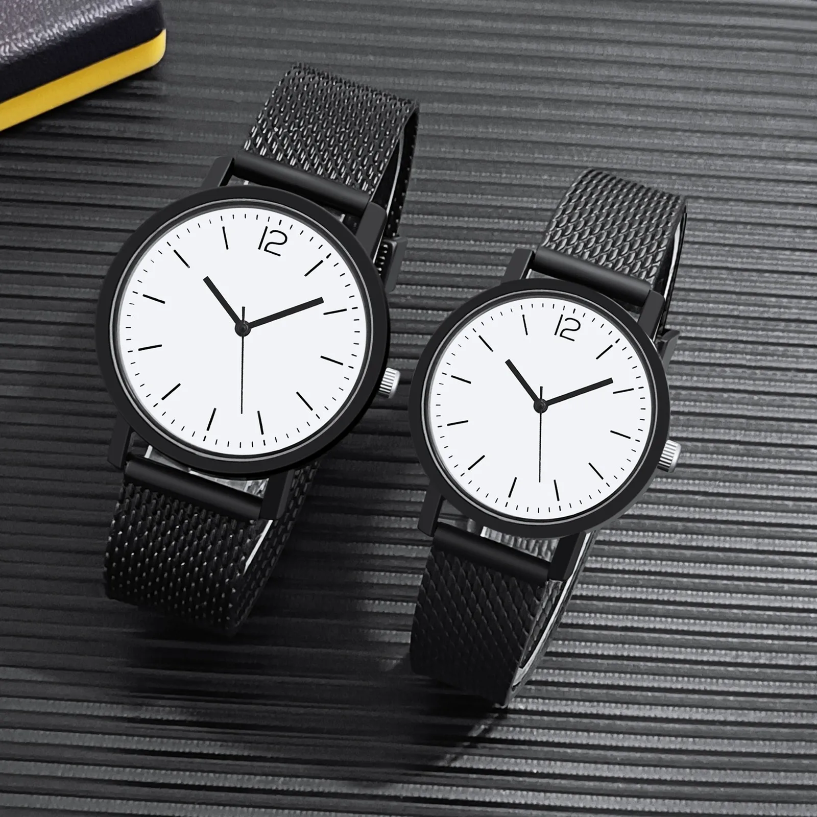 Men'S And Women'S Quartz Watch Simp Digital Watch Silicone Wristband Couple Wristwatch Couple Gift Sophisticated And Stylish