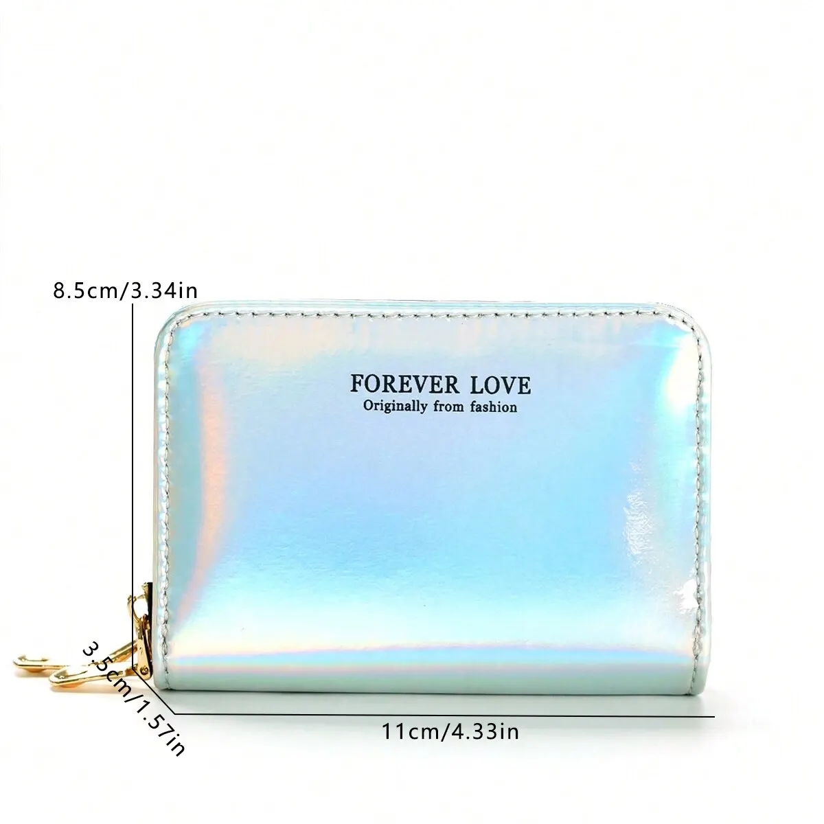 Women'S 1PC Purse Short Y2k Leather Folding Zipper Coin Purse Student Gift Birthday Party Gift Wallet smile