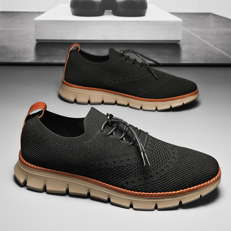 Casual Breathable Comfortable Outdoor Sneakers Fashionable Block Men Shoes 60d6f