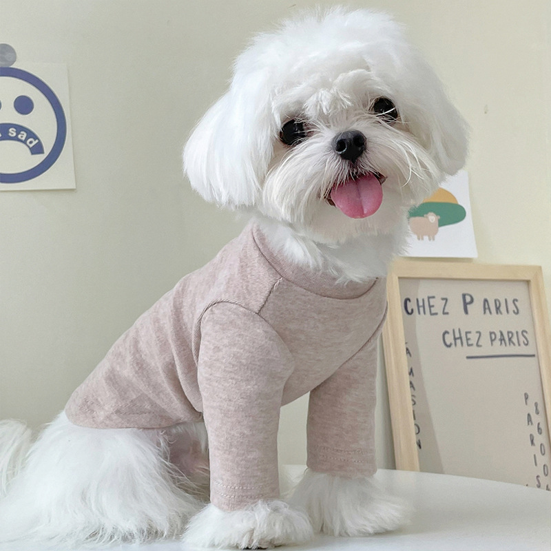 New Luxury Teddy Small Dog Cat Home Apparel for Spring Autumn Winter Letter Print Pet Sweatshirt Dog Clothes