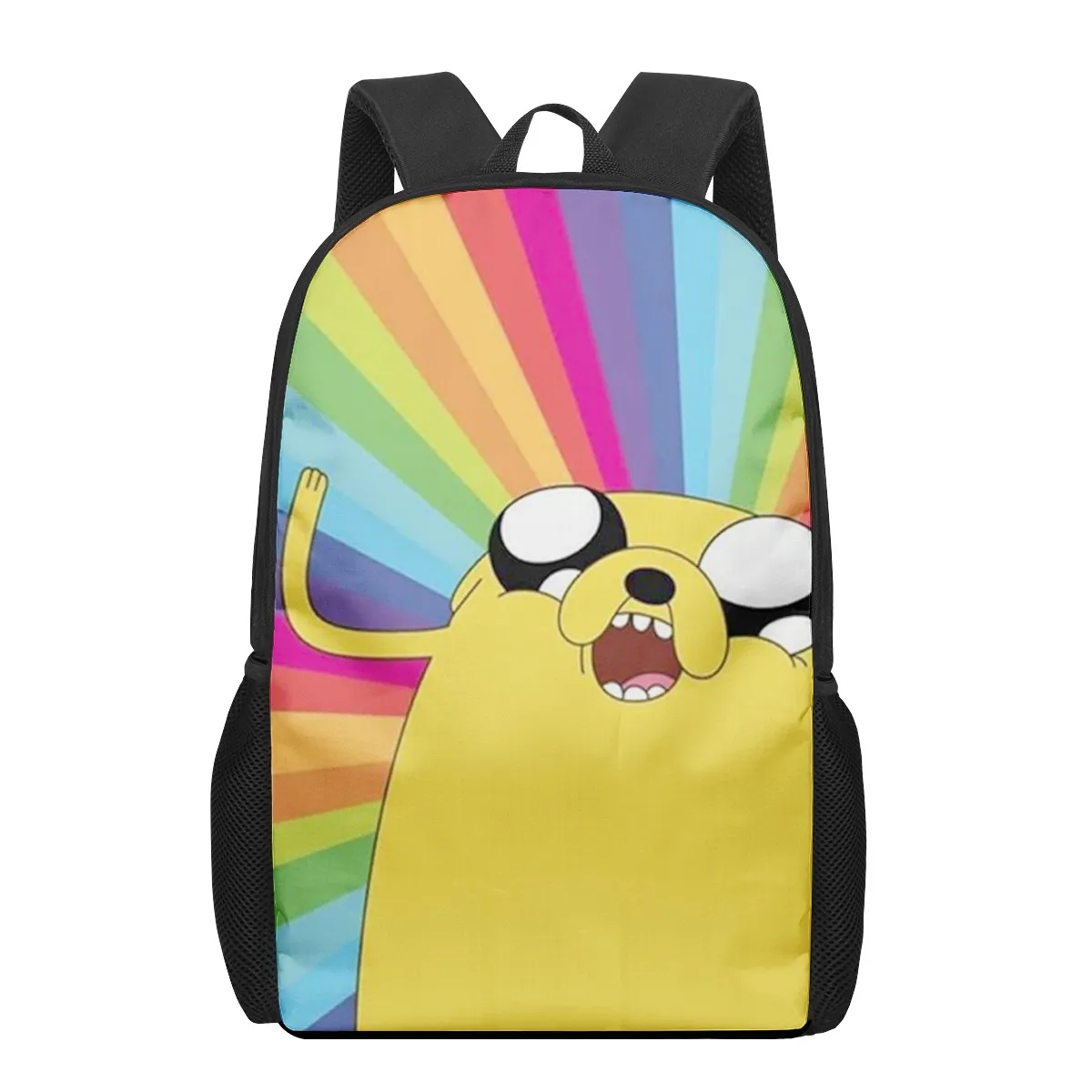 Adventure Time 3D Pattern School Bag for Children Girls Boys Casual Book Bags Kids Backpack Schoolbags Woman Man Travel Bagpack