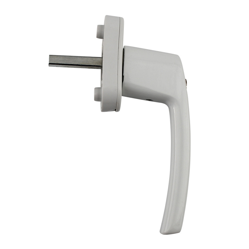 Vintage UPVC Window Replacement Round Handle Lock with Key Aluminum Alloy Casement Window Outwards Handle