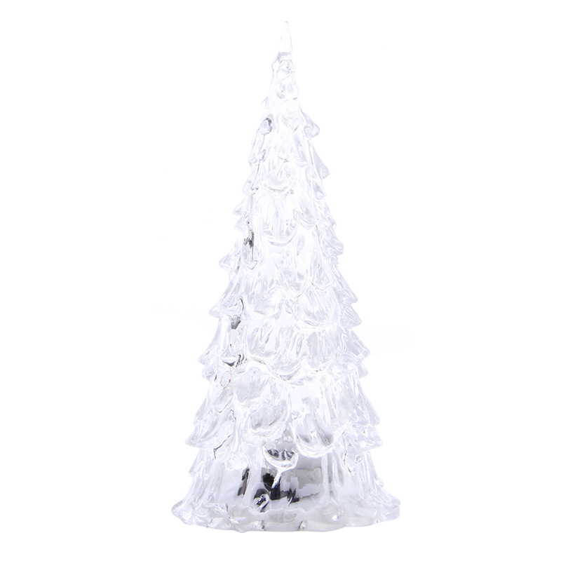 Small Christmas Tree Colorful Seven Colors Changing LED Lamp Light Romatic Home Christmas Decoration e781c 5 21e14