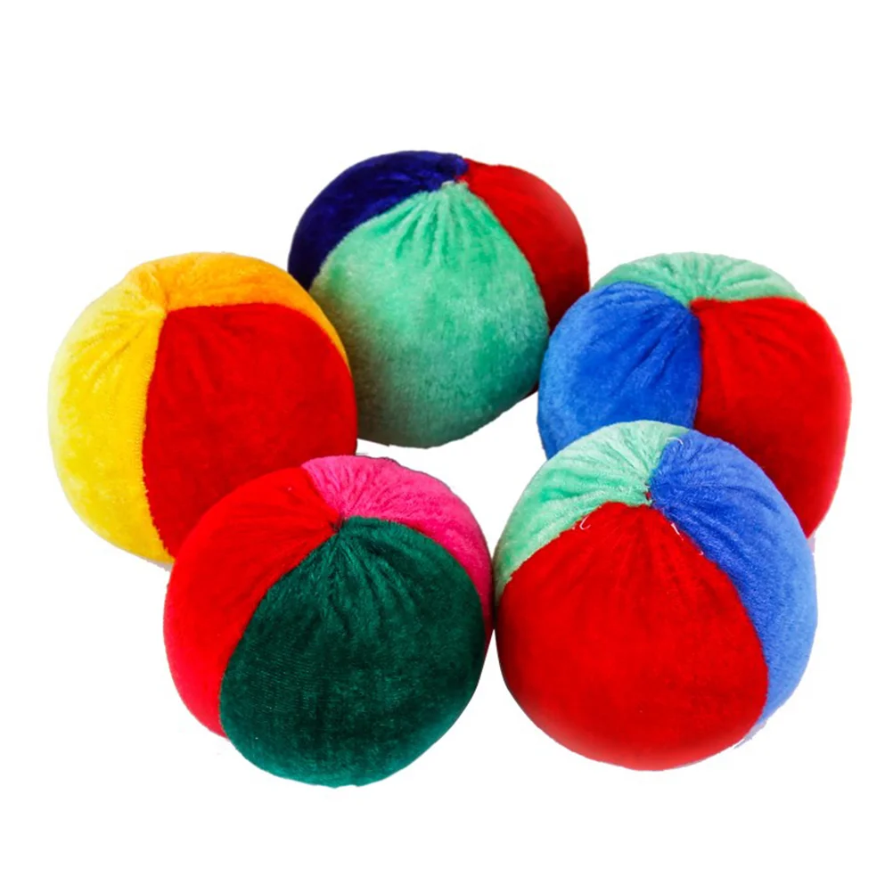 20pcs Juggling Balls Soft Funny Colorful Fabrics Kindergarten Toy for Kids Outdoor Use