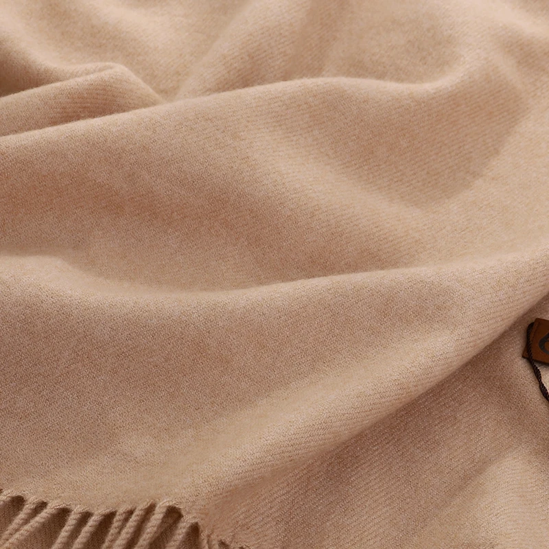 Winter Scarf For Women Long Warm Cashmere Scarves Hijab Solid Lady Shawl Wrap Female Pashmina Bandana Head Scarfs Echarpe