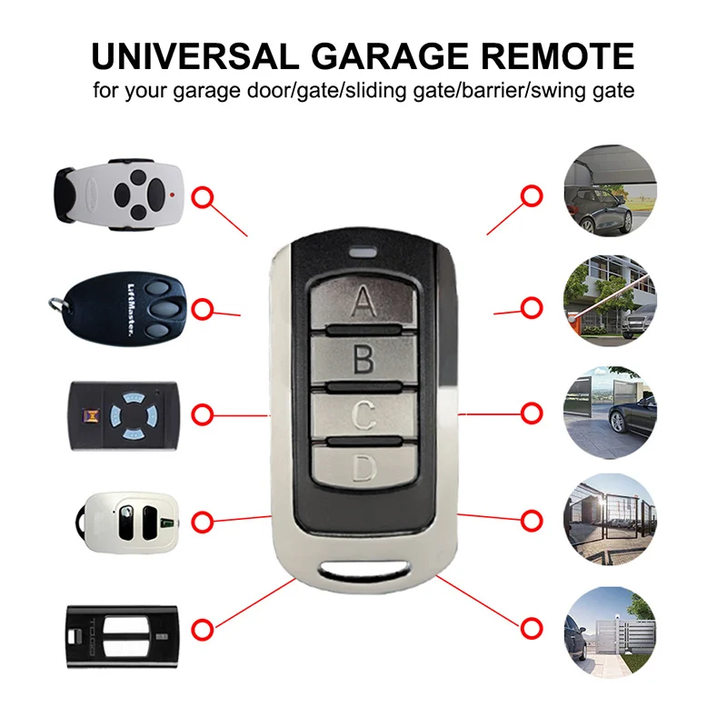 For DEA TR2 GT2 PUNTO new GT4 MIO TR4 GOLD 288 289 MIO TR2N TR4N GENIE-R 273 WOOD Garage Door 2025 Opener 433.92MHz DEA Remote Control