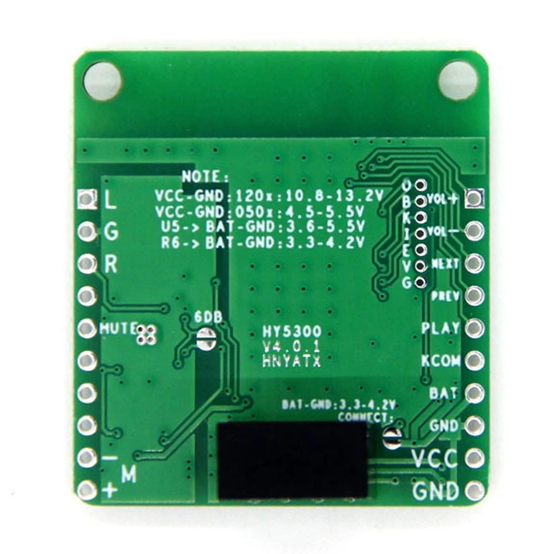 QCC3008 APTXLL Receiver Board Module Hifi Bluetooth 5.0 TWS Audio Car Bluetooth Receiver Board(With DC Isolation)