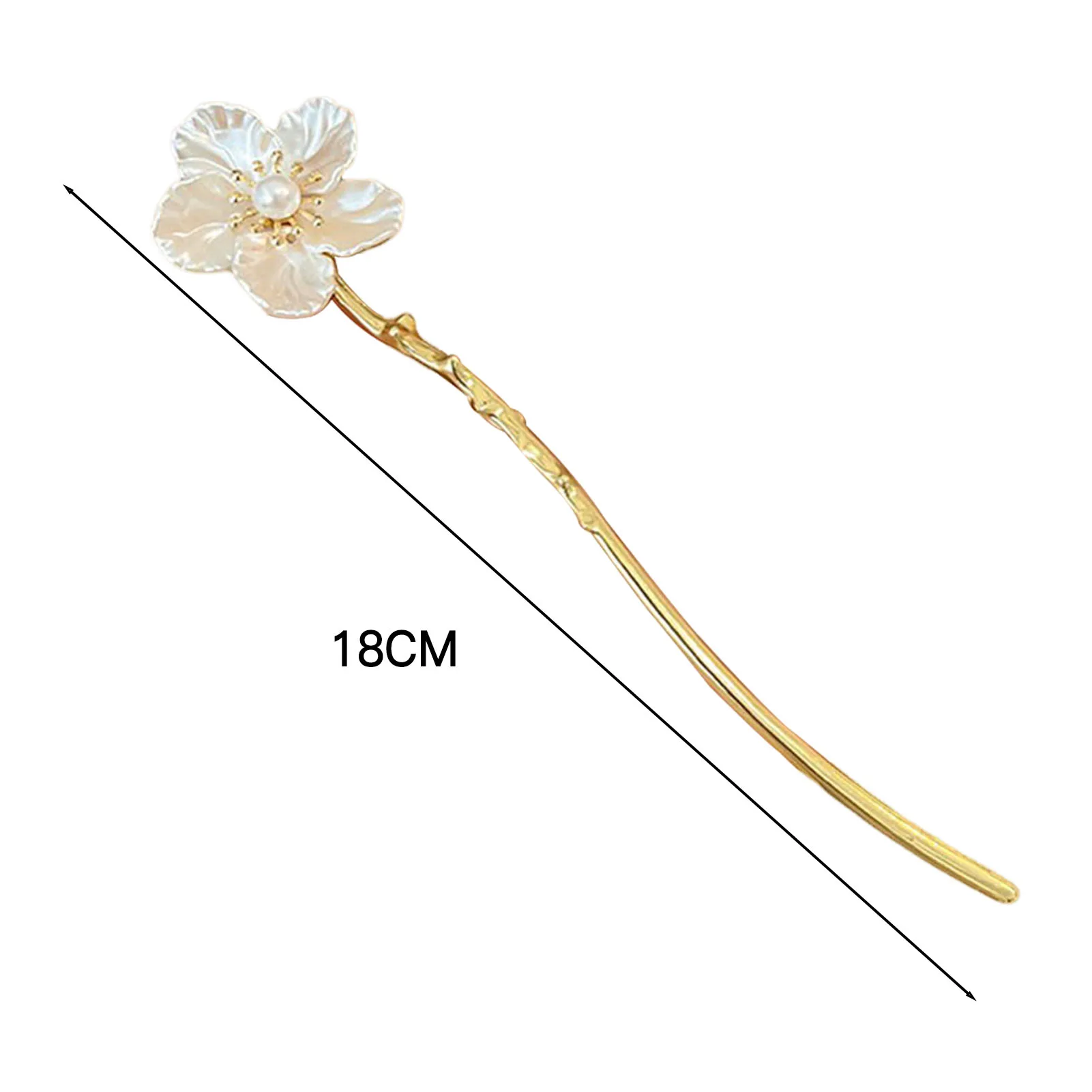 Classic Hair Stick Chinese Style Flower Hairpin Handmade Hairpins Women Chinese Hanfu Jewelry Accessories Hair Ornaments