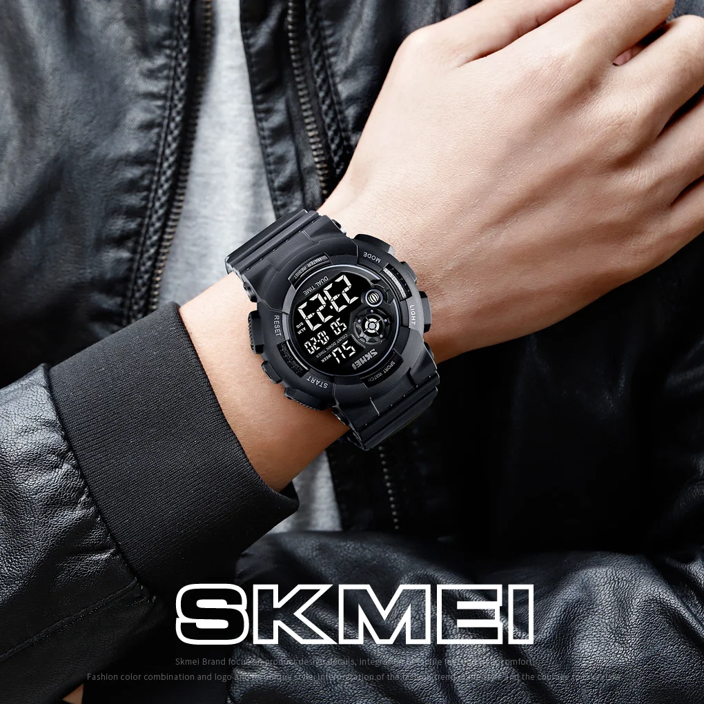SKMEI 1583 Sports Student Waterproof Electronic Watch Outdoor Leisure Men's Sports Watch