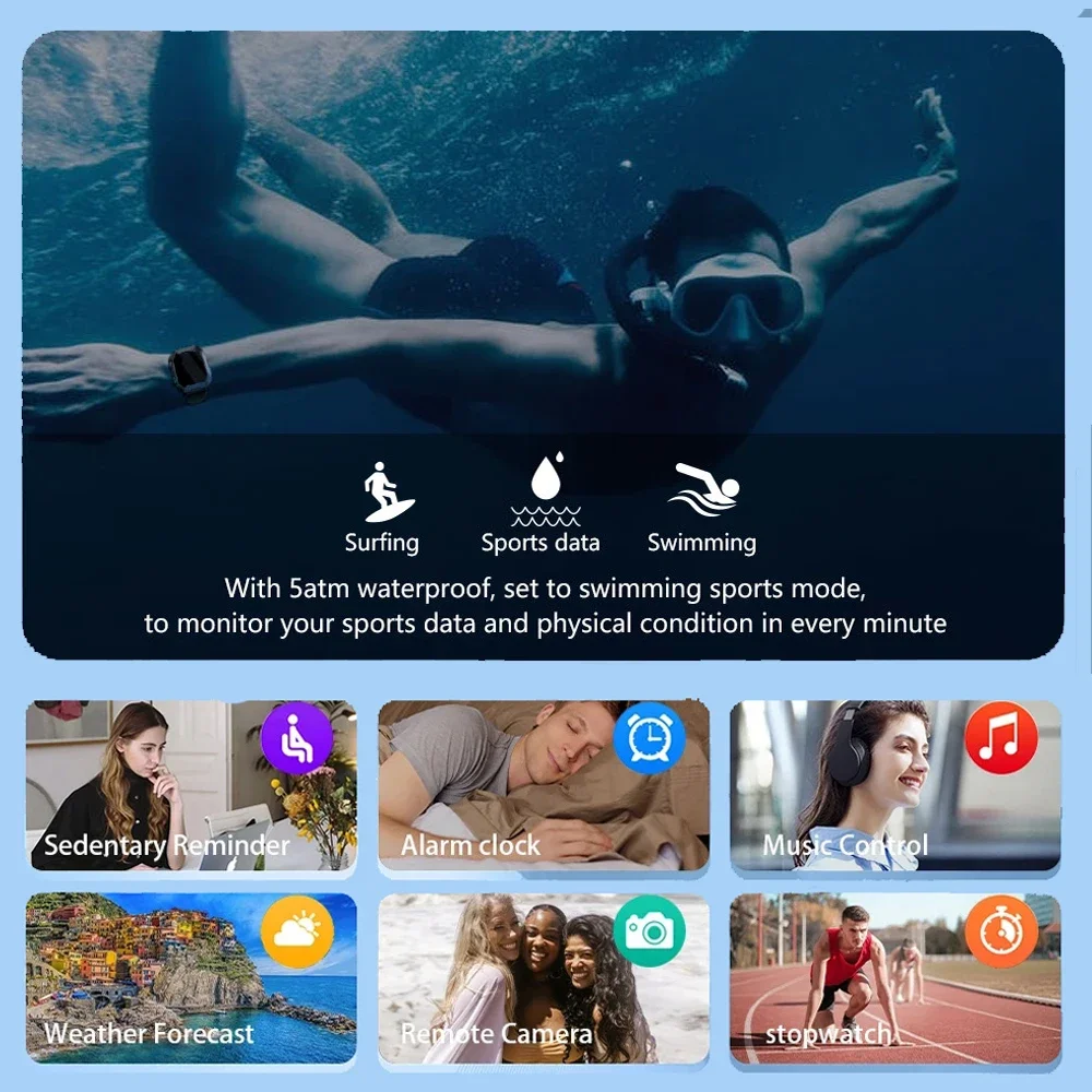 C20 Military Sports Smart Watch Men Ultra Army Outdoor IP68 5ATM Three-proof Waterproof Heart Rate Blood Oxygen Satm Smartwatch