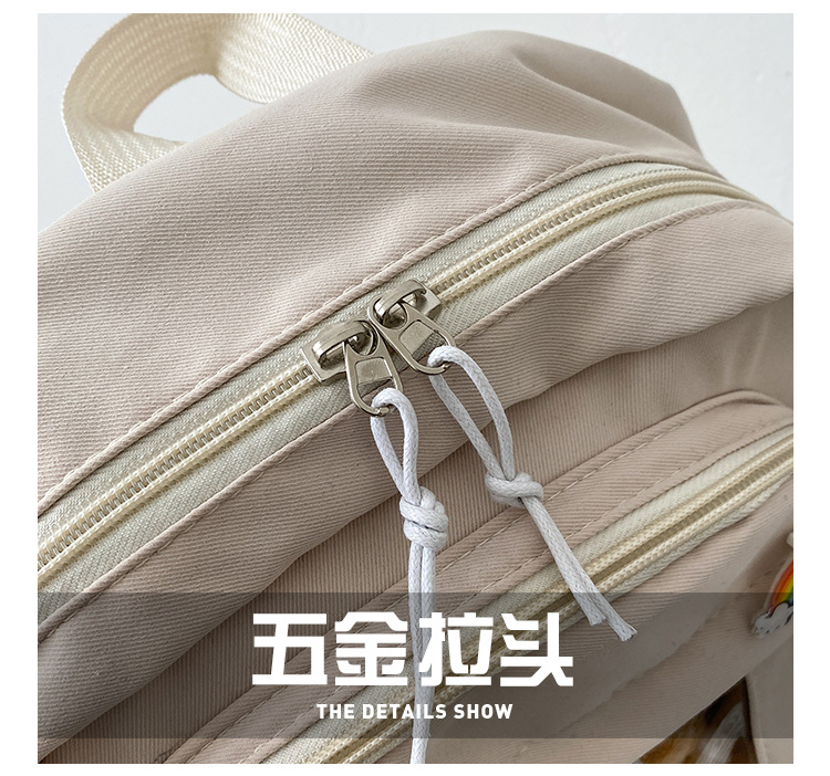 Teenage Girls School Backpack High school quality capacity New Kawaii Cute Backpack Candy pure Solid color Simple Sports Travel