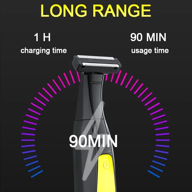 7 in 1 Shaver Men's Multifunctional Rechargeable Earbrow Nose Hair Trimmer Bikini Line Sensitive Shaver Hair Shaving Trimmer