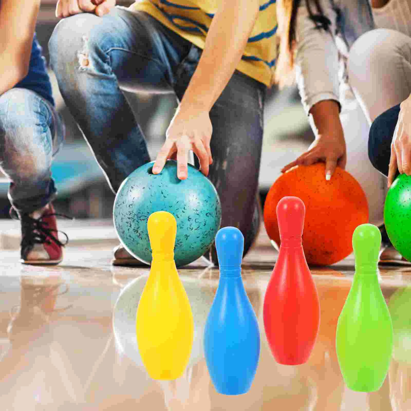 Bowling, 1 Set Bowling Set Toys Includes 10 and 2 Balls Indoor and Outdoor Bowling Game for Kids Presents, Family Gathering