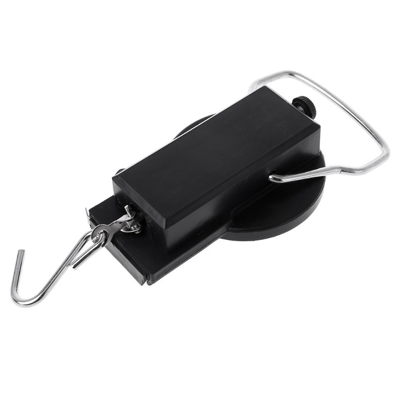 D Portable Fishing Scale lb kg with Tape Measure Hanging Hook Tool 5
