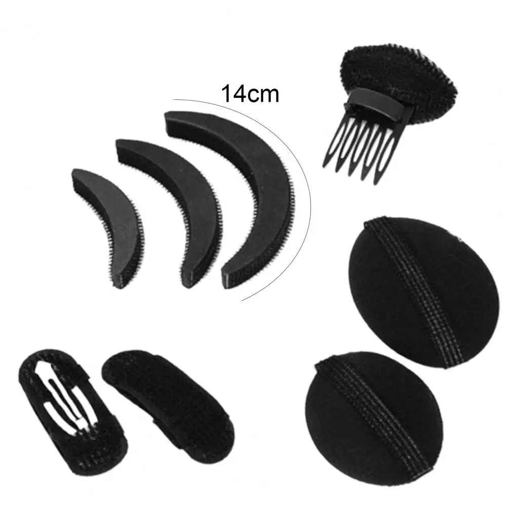 8Pcs/Set Hair Pads Hair Volume Increase Puff Reusable Hair Fluffy Sponge Bump Up Hair Base Styling Insert Tool for Women