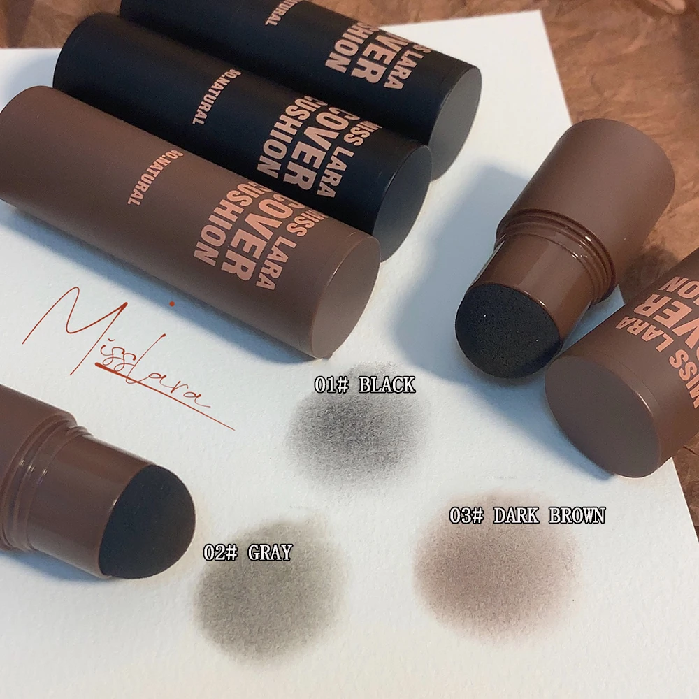 Hair Line Shadow Stick Powder Waterproof Hair Edge Shadow Eyebrow Powder Black Brown Coverage Unisex Instantly Hair Makeup Tools