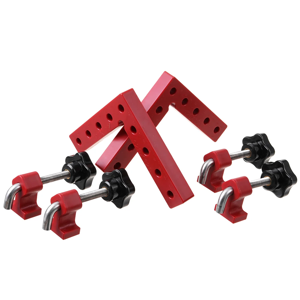 new 120mm 160mm 2025 Woodworking Right Angle Positioning Clamp Woodworking Square Positioning Fastening Tools Corner Ruler