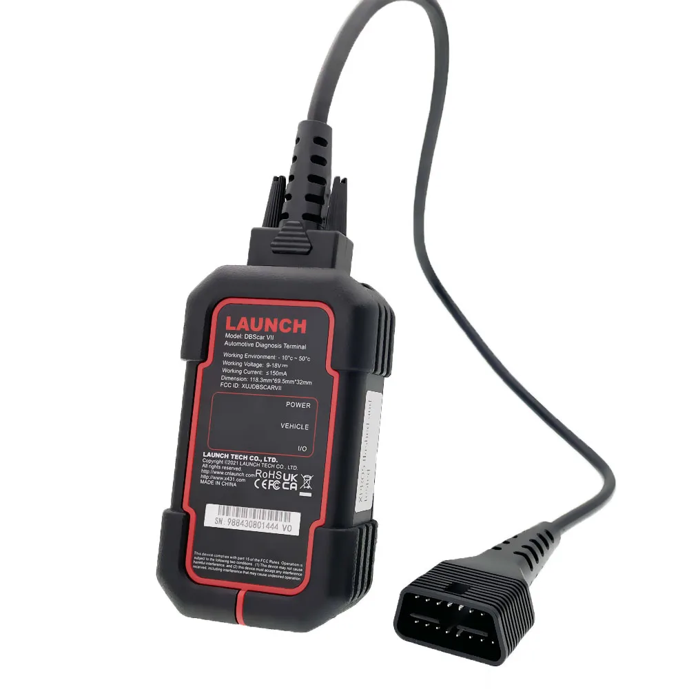 Launch X431 DBScar VII DBScar7 & Diag-Zont Software Bluetooth Connector DBSCAR Code Scanner Support Doip CAN FD Protocol
