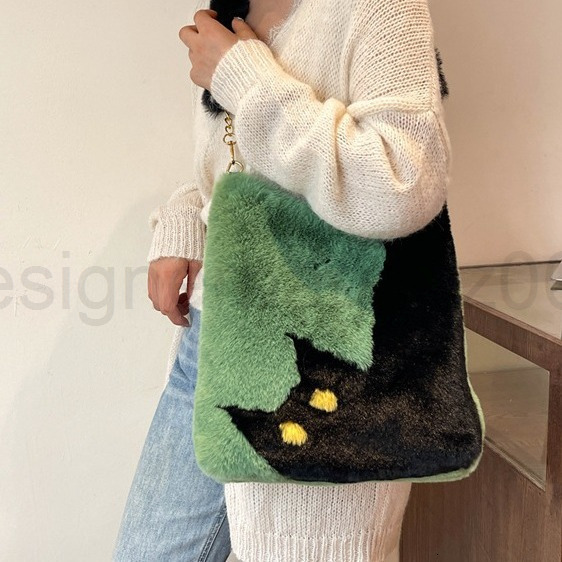 Bag Designer Fashion Classic 10a Top Woman Handbagfashion Canvas Bags Korean Style Plush Cute Casual Shoulder Autumn Popular New Student Large Capacit