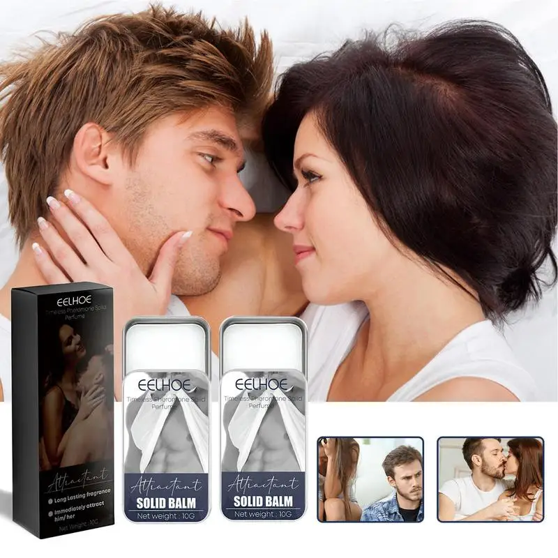 Portable Men And Women Pheromone Cologne Solid Perfume Long-lasting Natural Fragrance Deodorant Pocket Fragrance Balm Gift