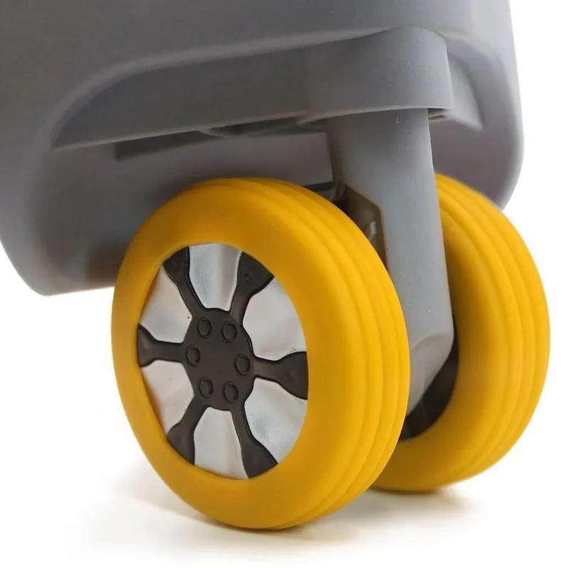 PT041,8PCS Lage Covers Anti-wear Silicone Wheels Suitcase Caster Universal Protector Cover Trolley Silent Protection Sleeves