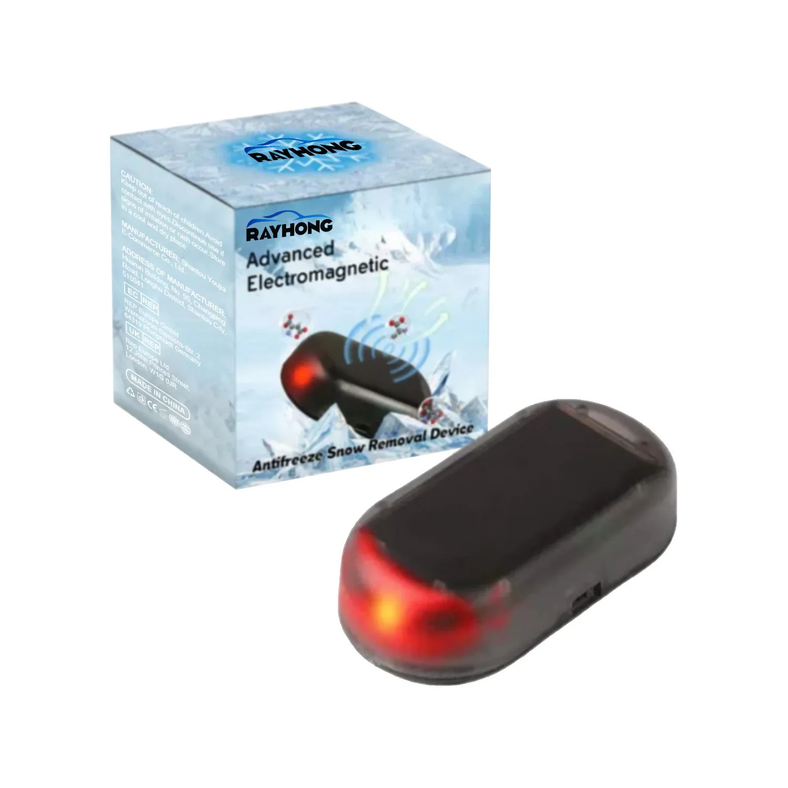 5PCS Electromagnetic Snow Removal Device Car Deicing Instrument Car Snow Removal Molecular Interference Efficient Defrosting