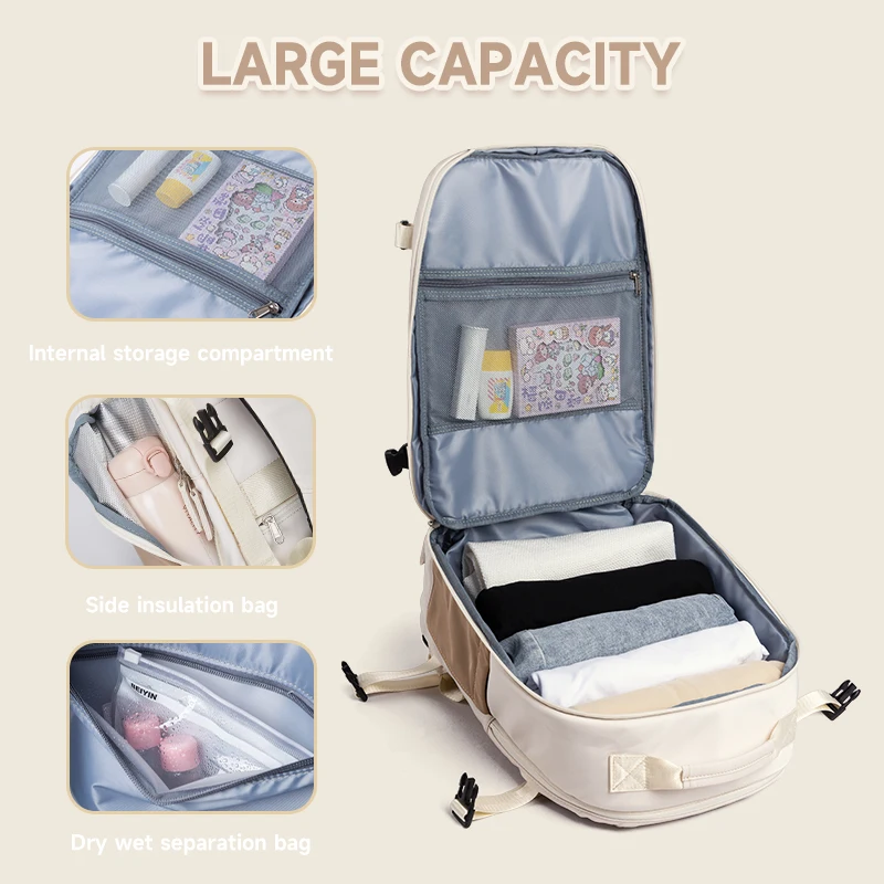 2024 Travel Backpack for Women, Carry On Backpack,Laptop Backpack Flight Approved, College Nurse Bag Casual Daypack for Weekend