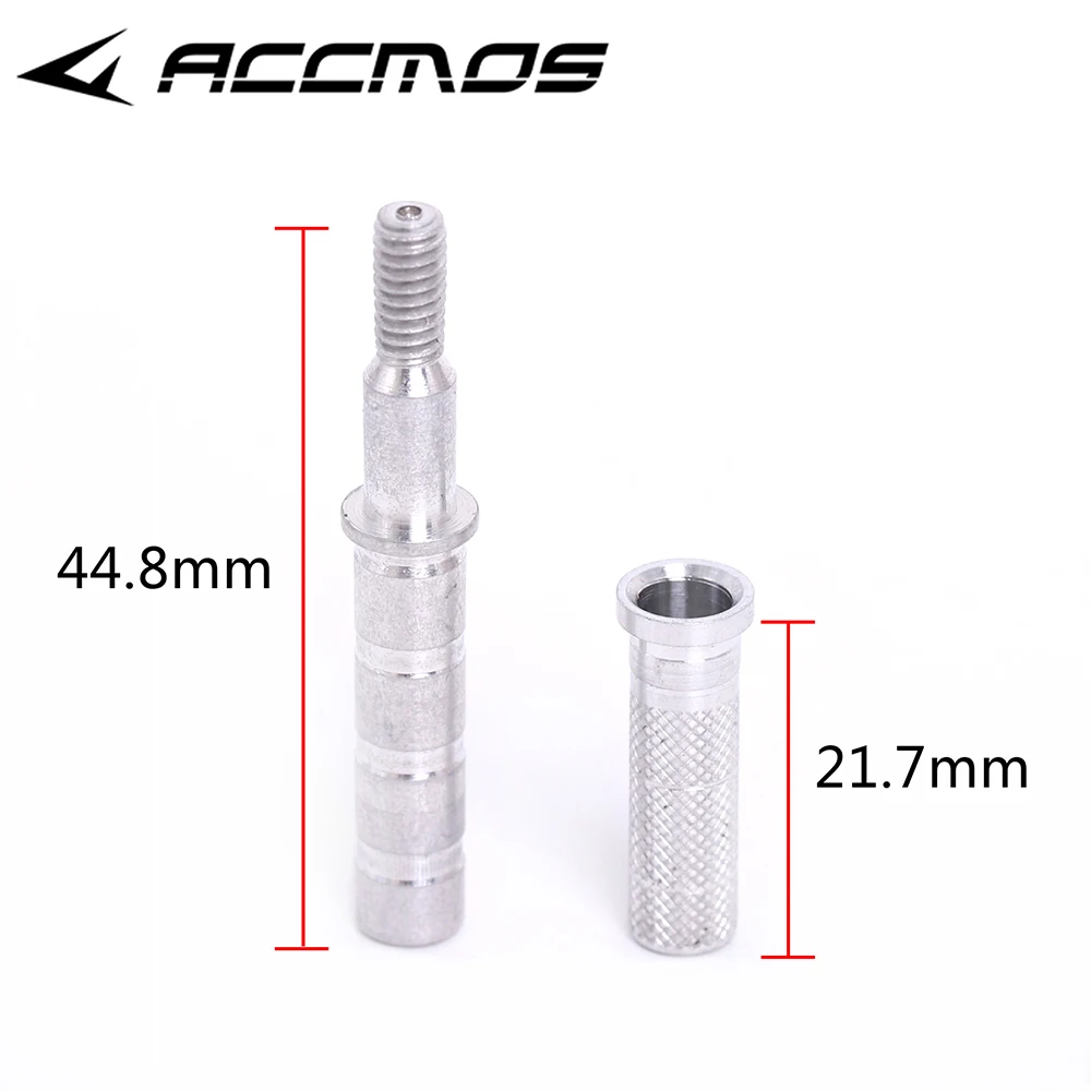 6/12/24pc Archery Arrow Insert Arrow Connecter ID6.2mm OD7.6mm for Insert Arrow Take-down Arrow Shaft