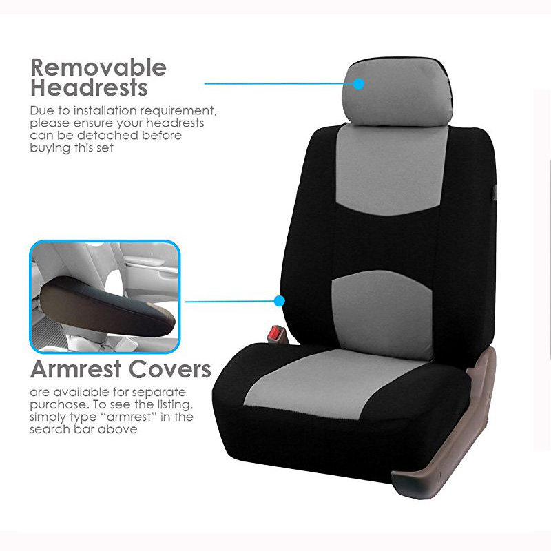 Cloth Flat AUTOYOUTH Unique Car Seat Cover ( Detachable Headrests And Solid Bench) Interior Accessories Universal Car Seat ddmysmile Cover Smile ( Ben
