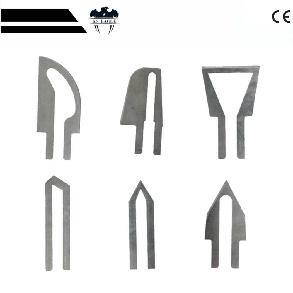 Electric Hot Knife Cutter Straight Blade Foam Slotting Bendable Blade Hot Cutting Tool Accessories Heating Knife Cutting Parts