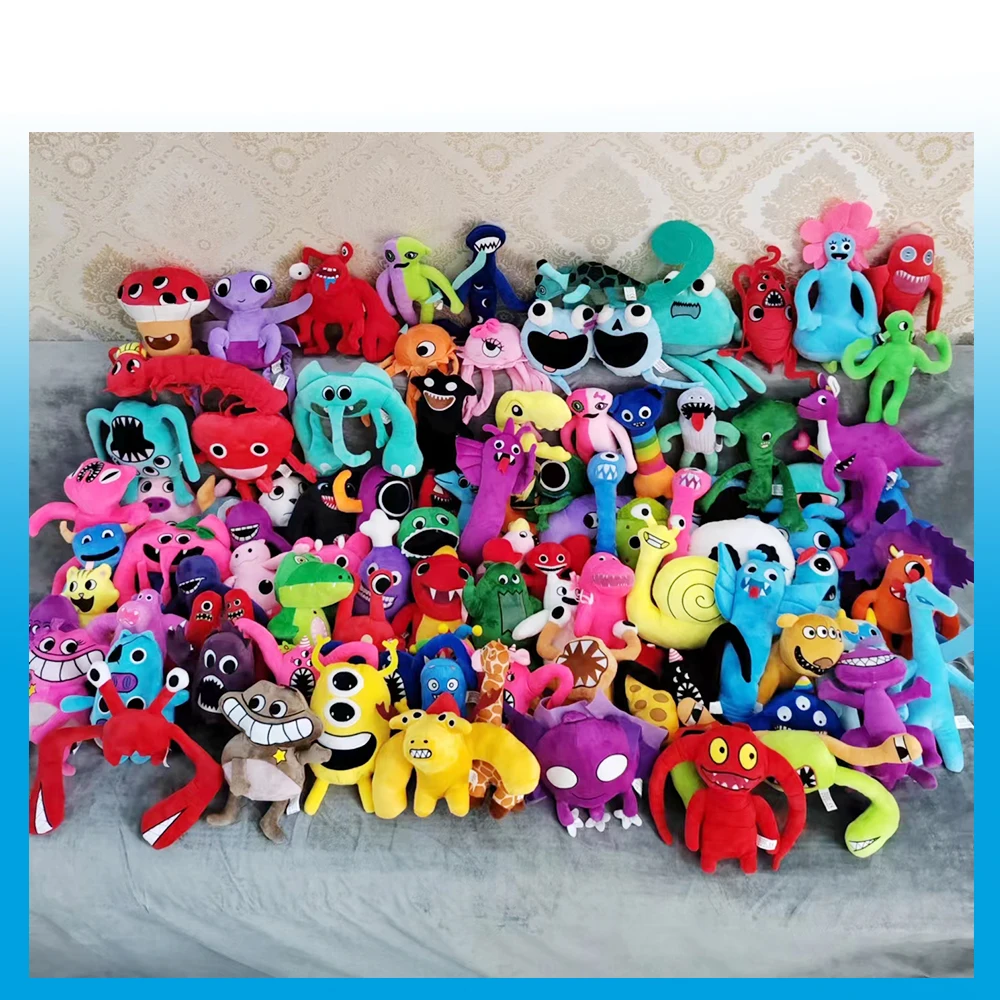117style Garten of BanBan Plush Toy Stinger Flynn Plush Horror Game Garden Of Banban Chapter 6 Nabaab Slow Seline Doll Kid Gift